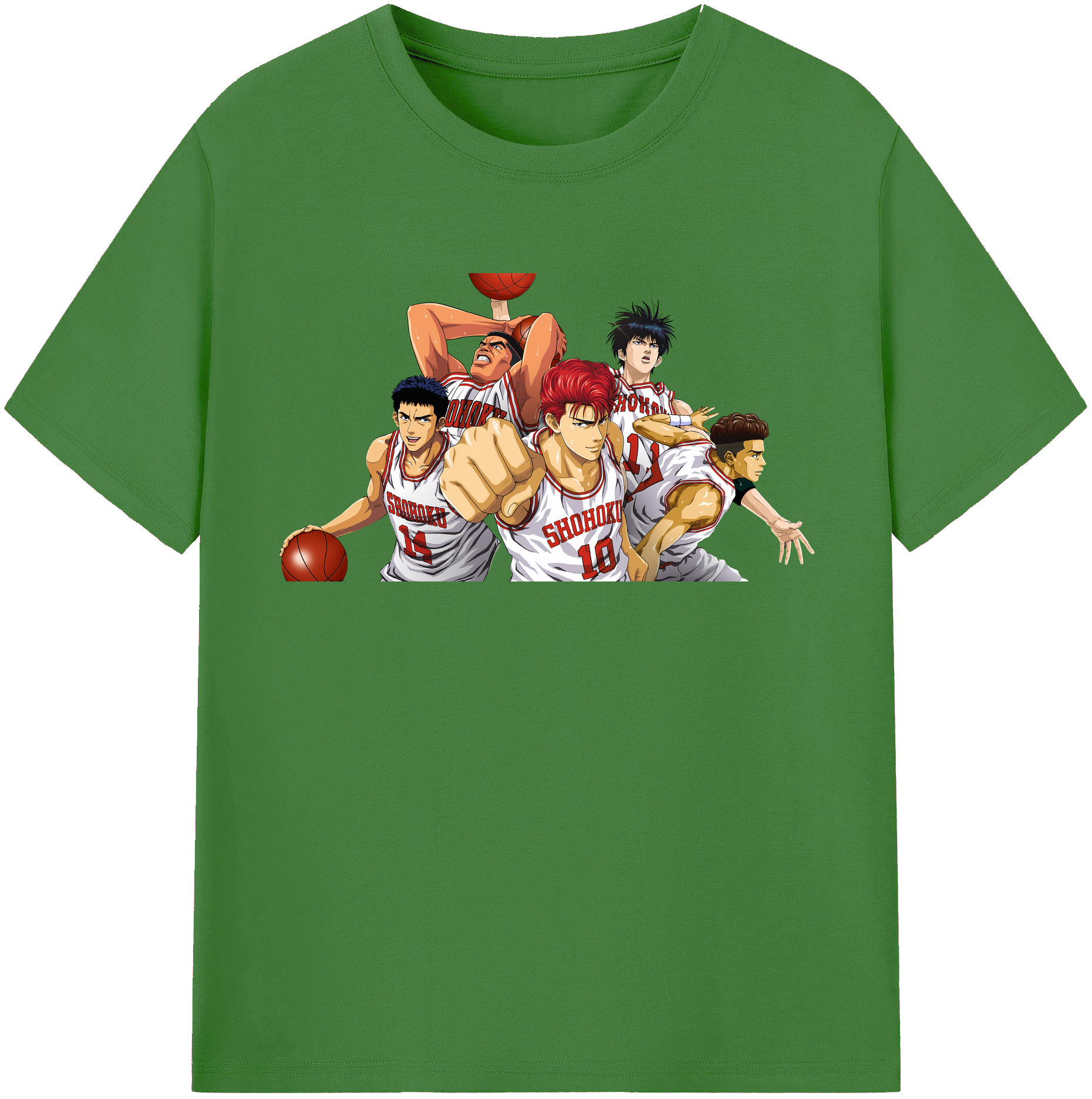 （画像用） SLAM DUNK／スラムダンク レディースカジュアルプリントTシャツ（綿100％）